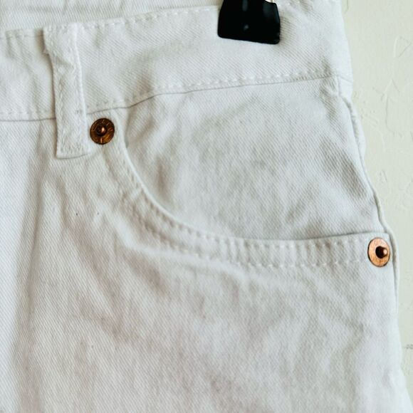 Levi’s Kids White Shorty Short Shorts Size 14 - Picture 5 of 9